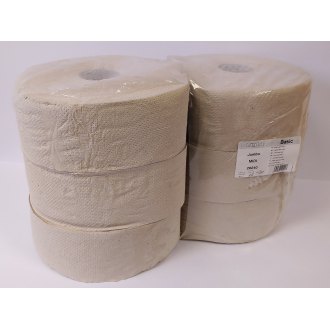 Toal. papír JUMBO 240 / jednovrstvý,­ šedý recyklát,­ balení 6 rolí