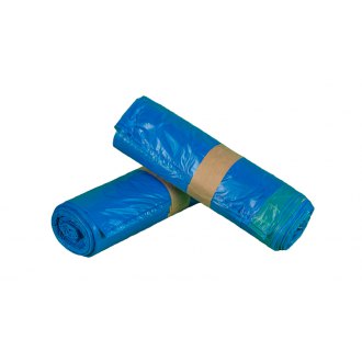 Pytle na odpad 70x100 cm/50,­ 105lt.,­ modré,­ zatahovací,­ role 25 ks